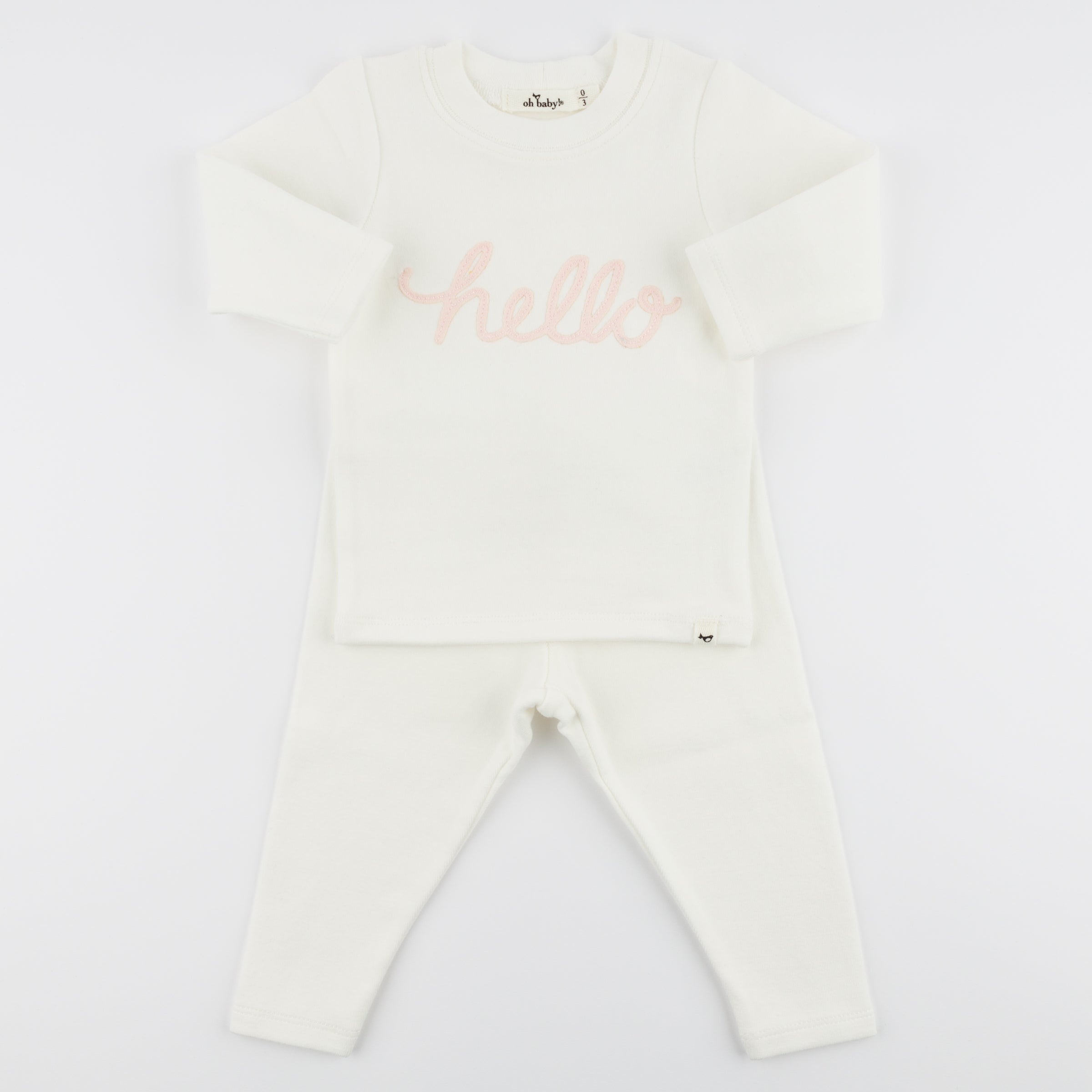 Pink Hello 2pc Set
