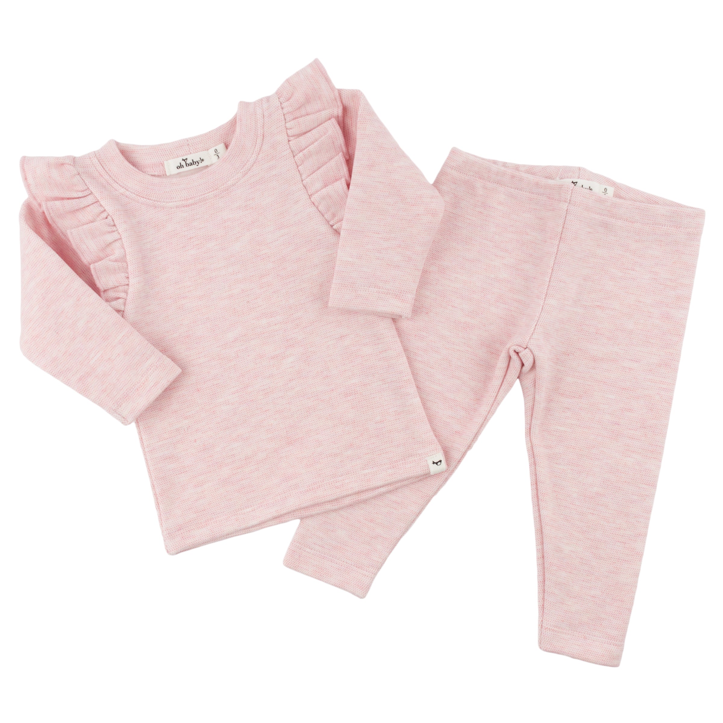 Pale Pink Honeycomb Millie 2pc Set