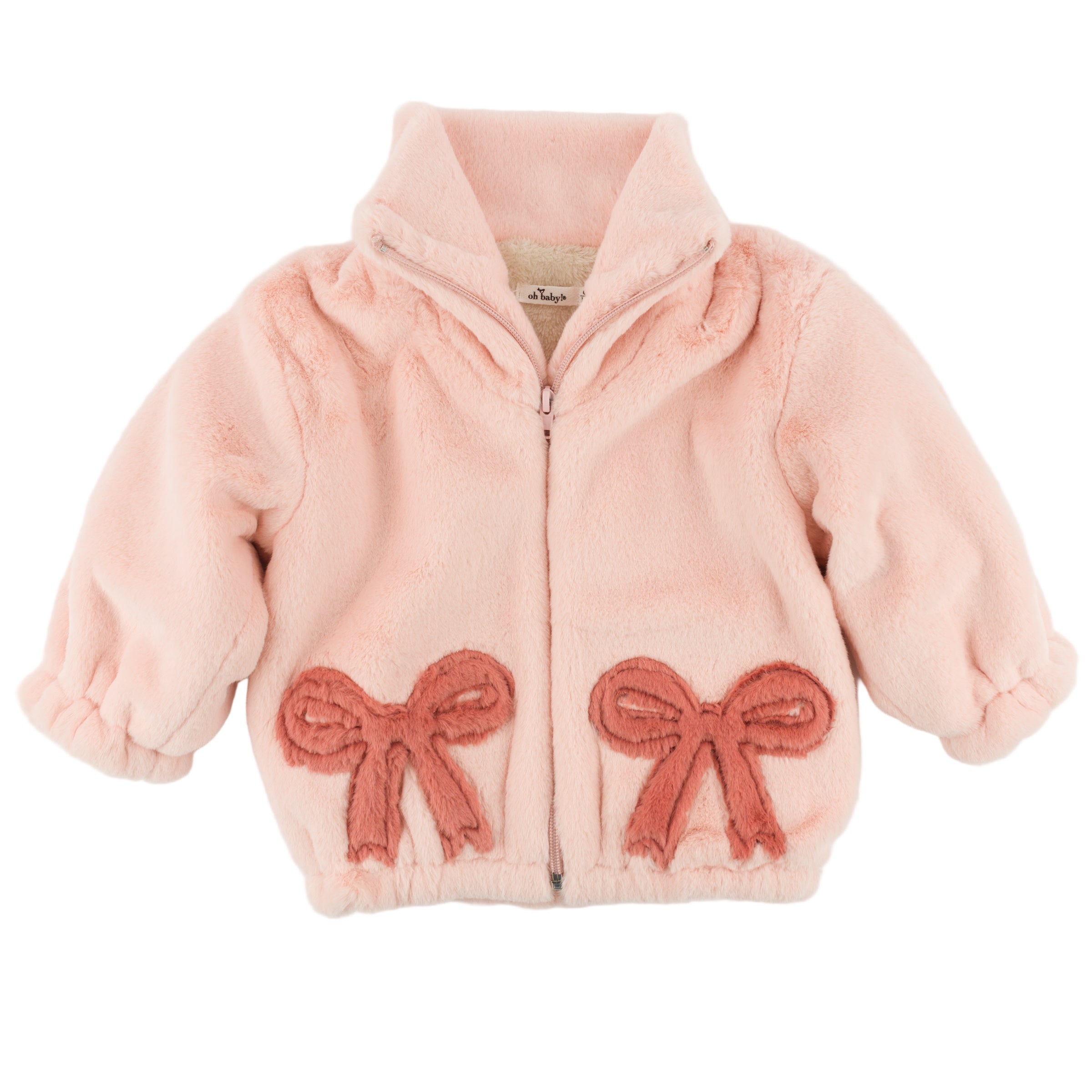 Coquette Bows Faux Fur Tahoe Jacket