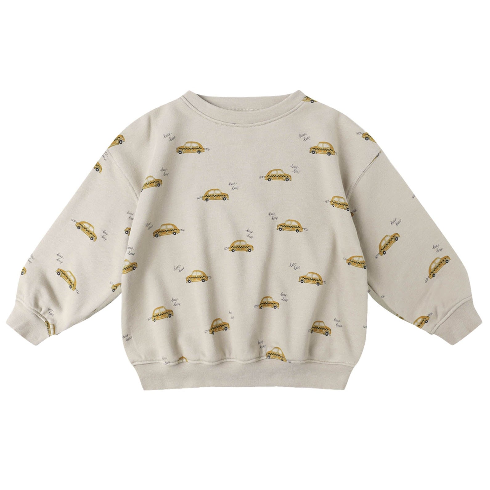 Rylee + Cru Taxi Relaxed Sweatshirt in White | MEEMS – Meems