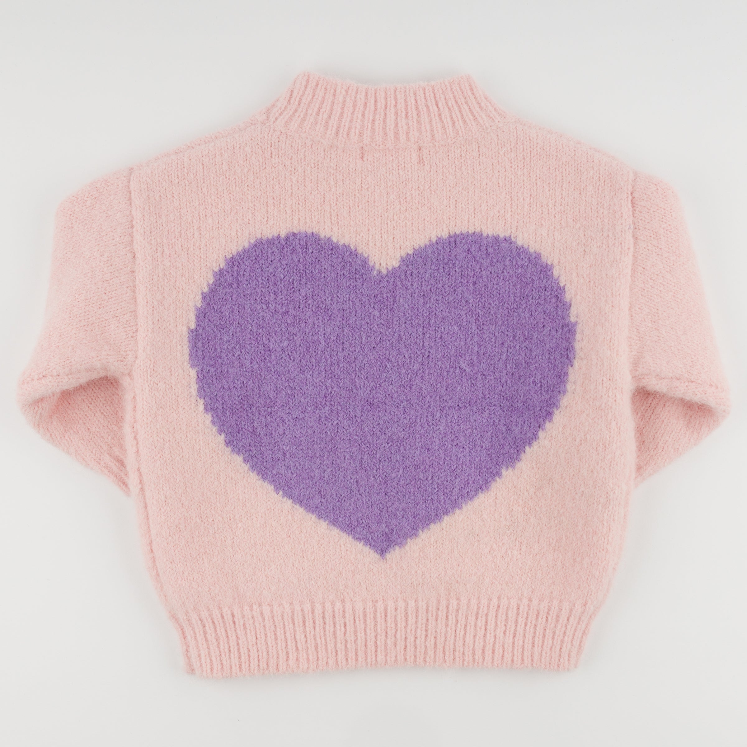 Giant Heart Grandpa Knit Sweater