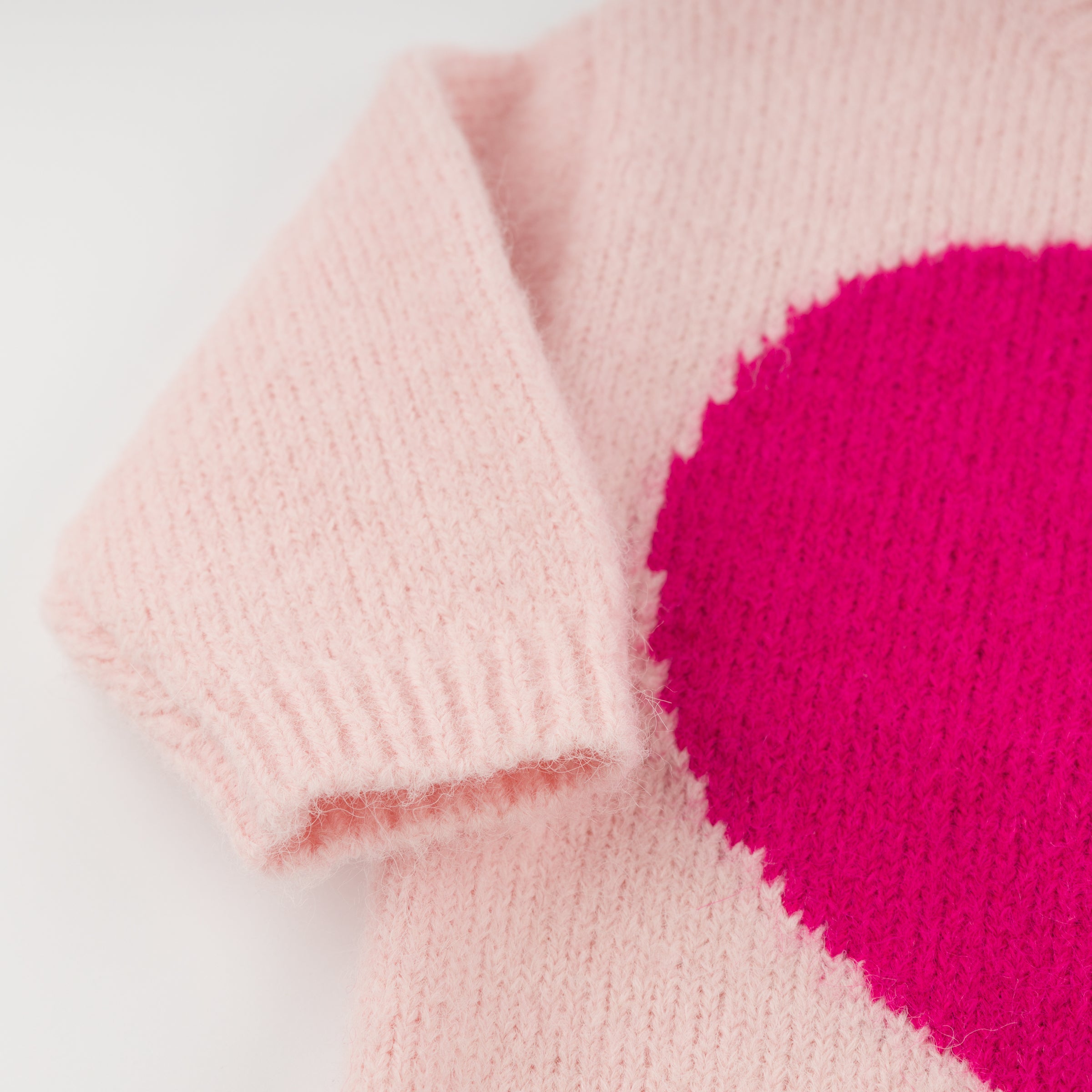 Giant Heart Grandpa Knit Sweater