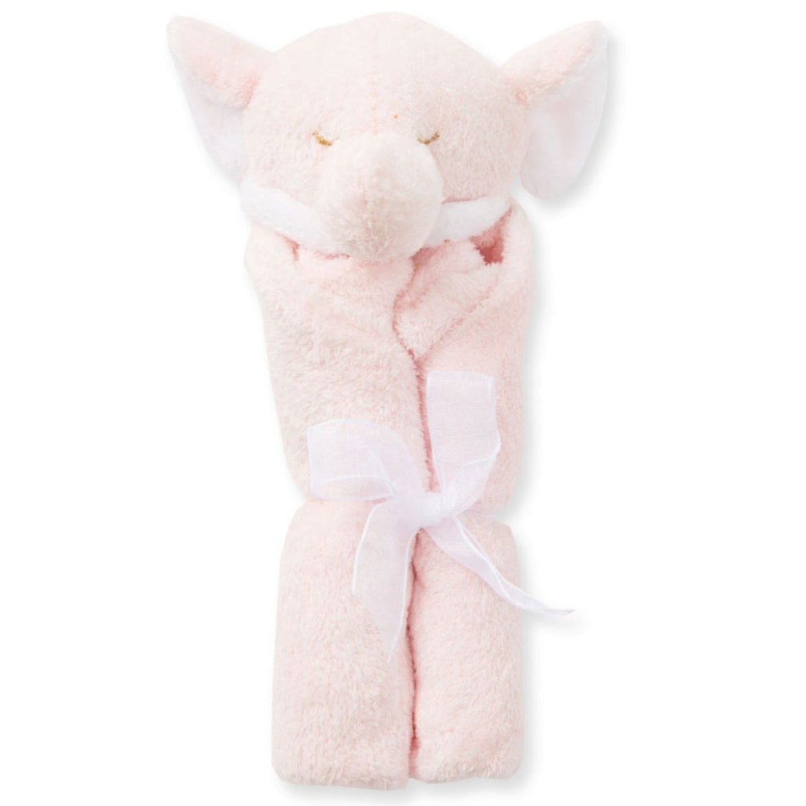 Pink Elephant Lovey Blankie