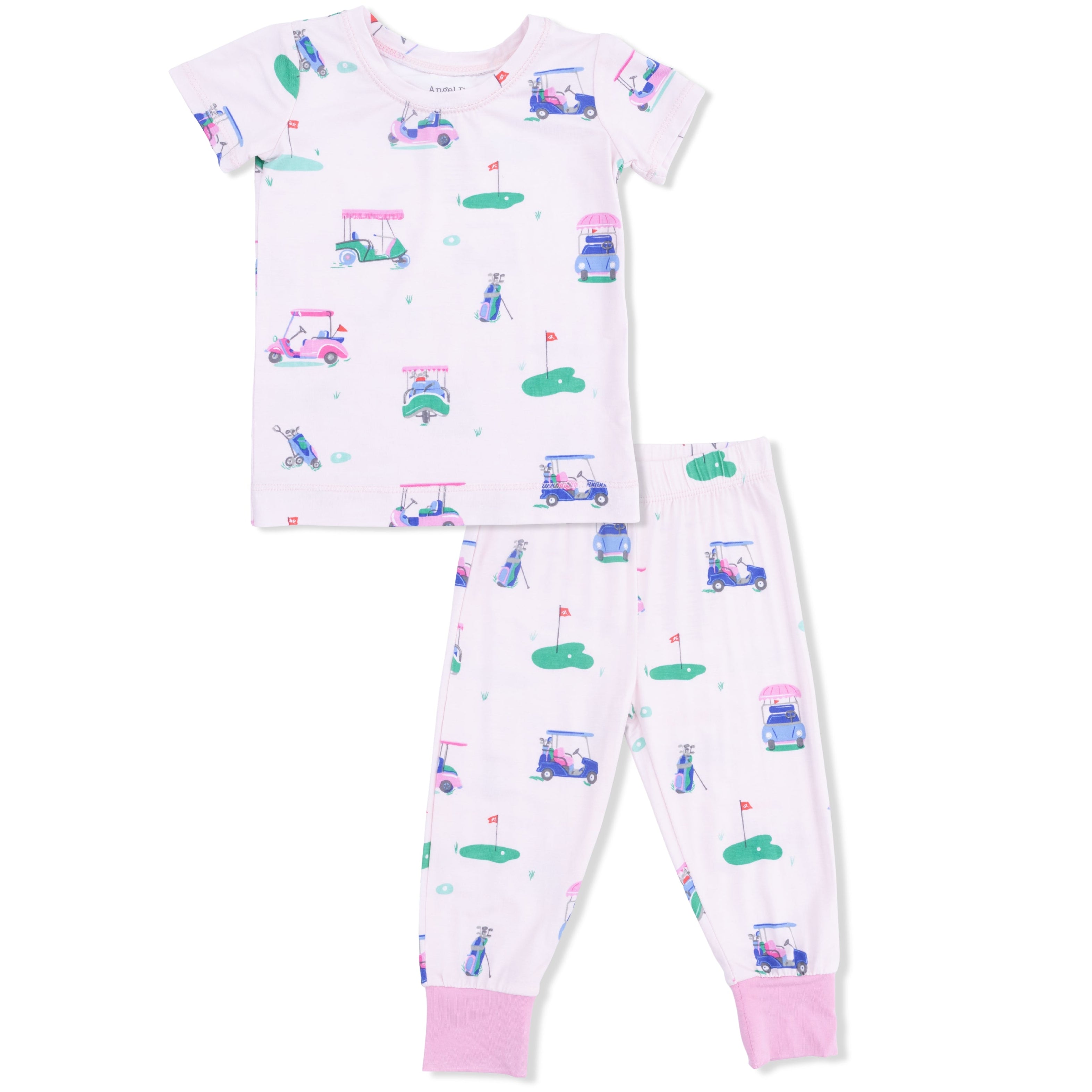 Vintage Golf Carts Pink Loungewear Set