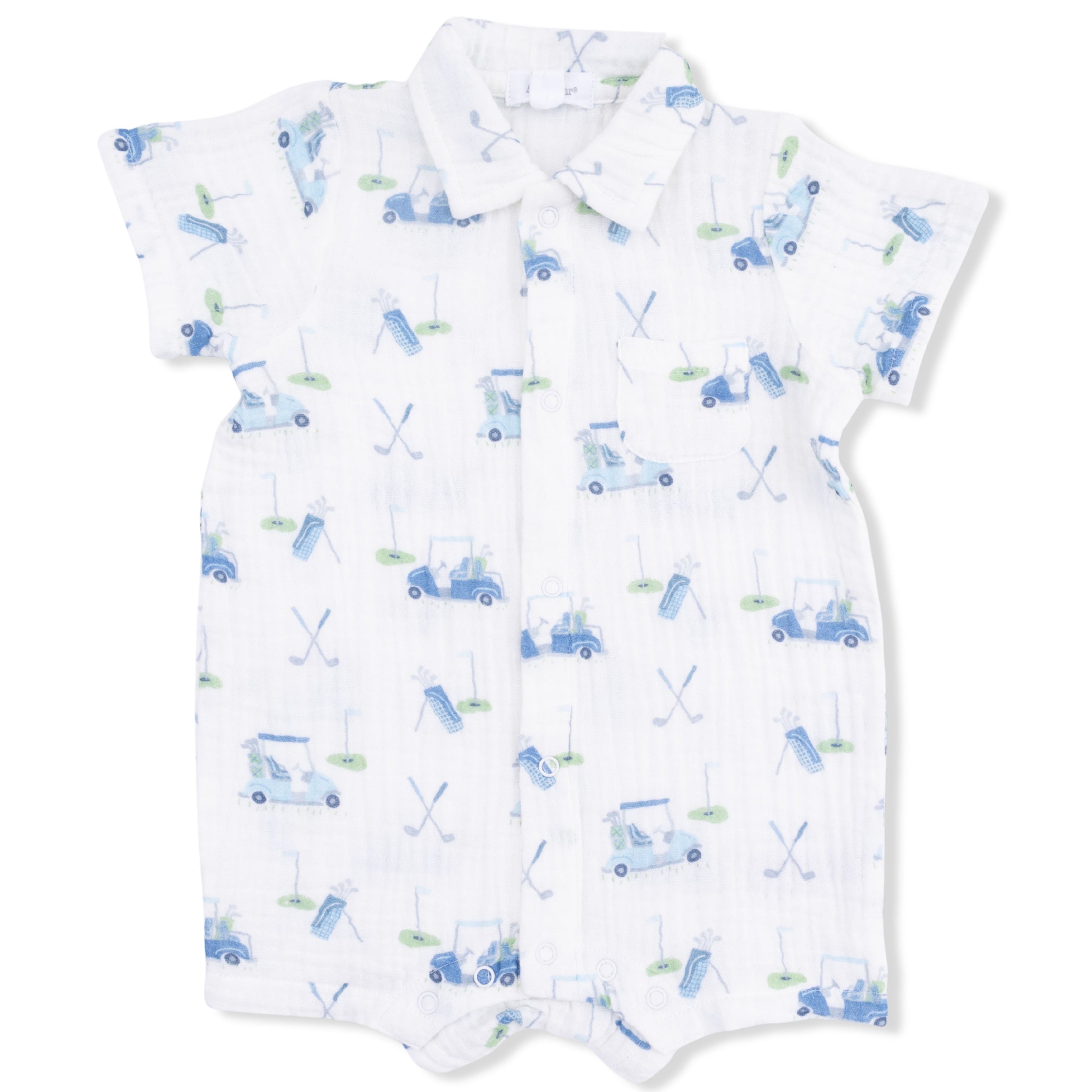 Baby Golf Carts Blue Polo Shortie