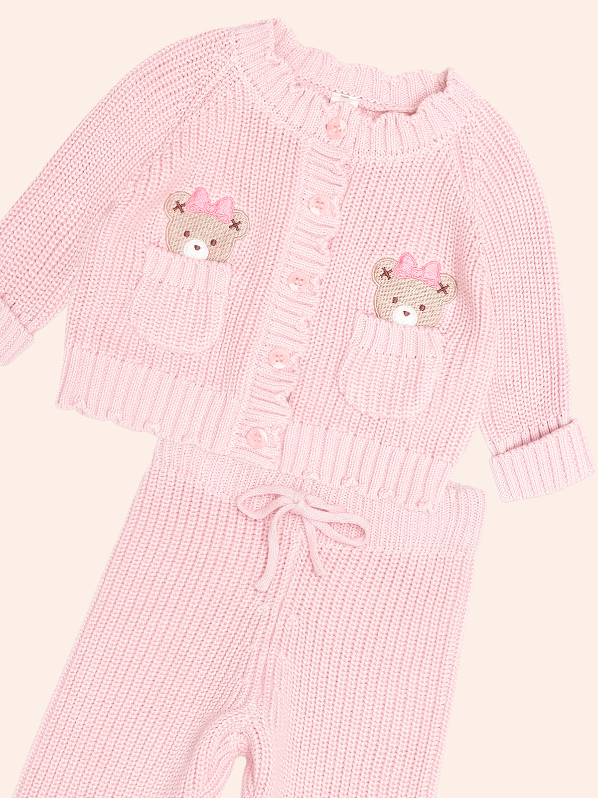 Pink My First Hux 2pc Newborn Set