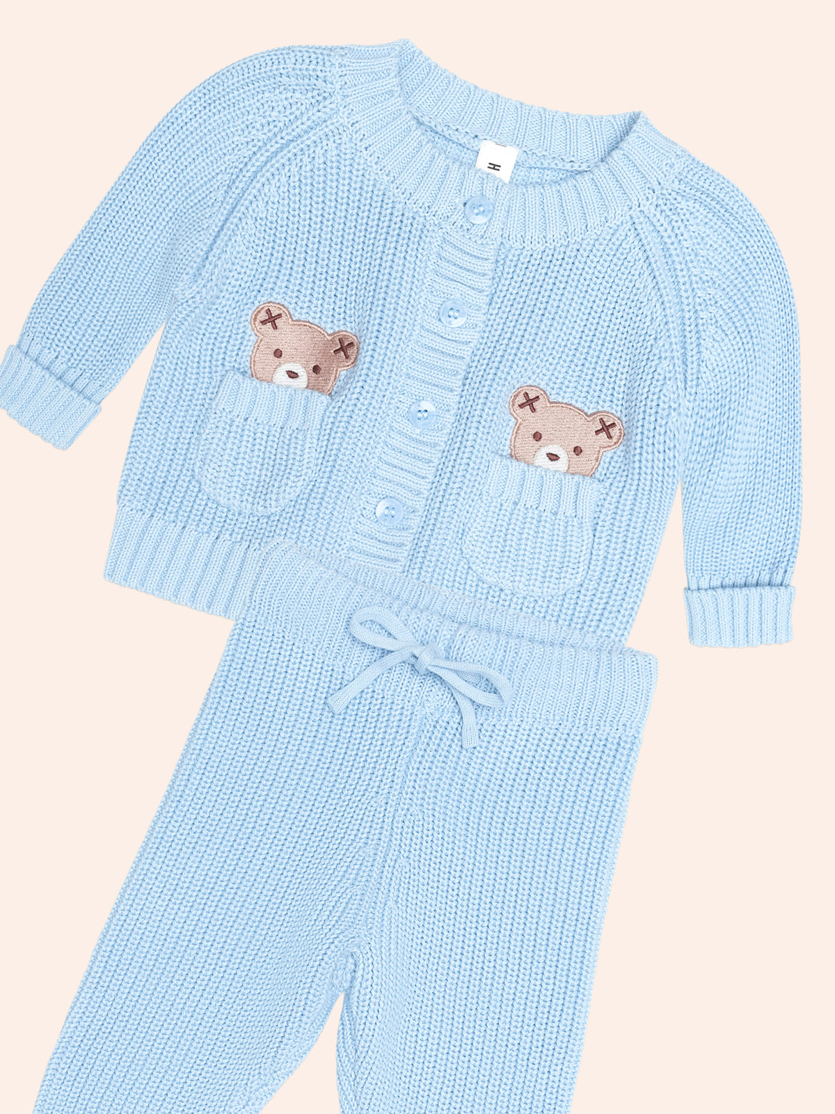 Blue My First Hux 2pc Newborn Set