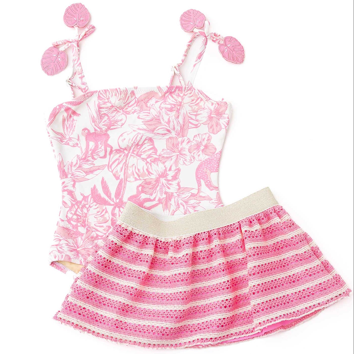 Paradise 1pc Swimsuit & Skirt Set