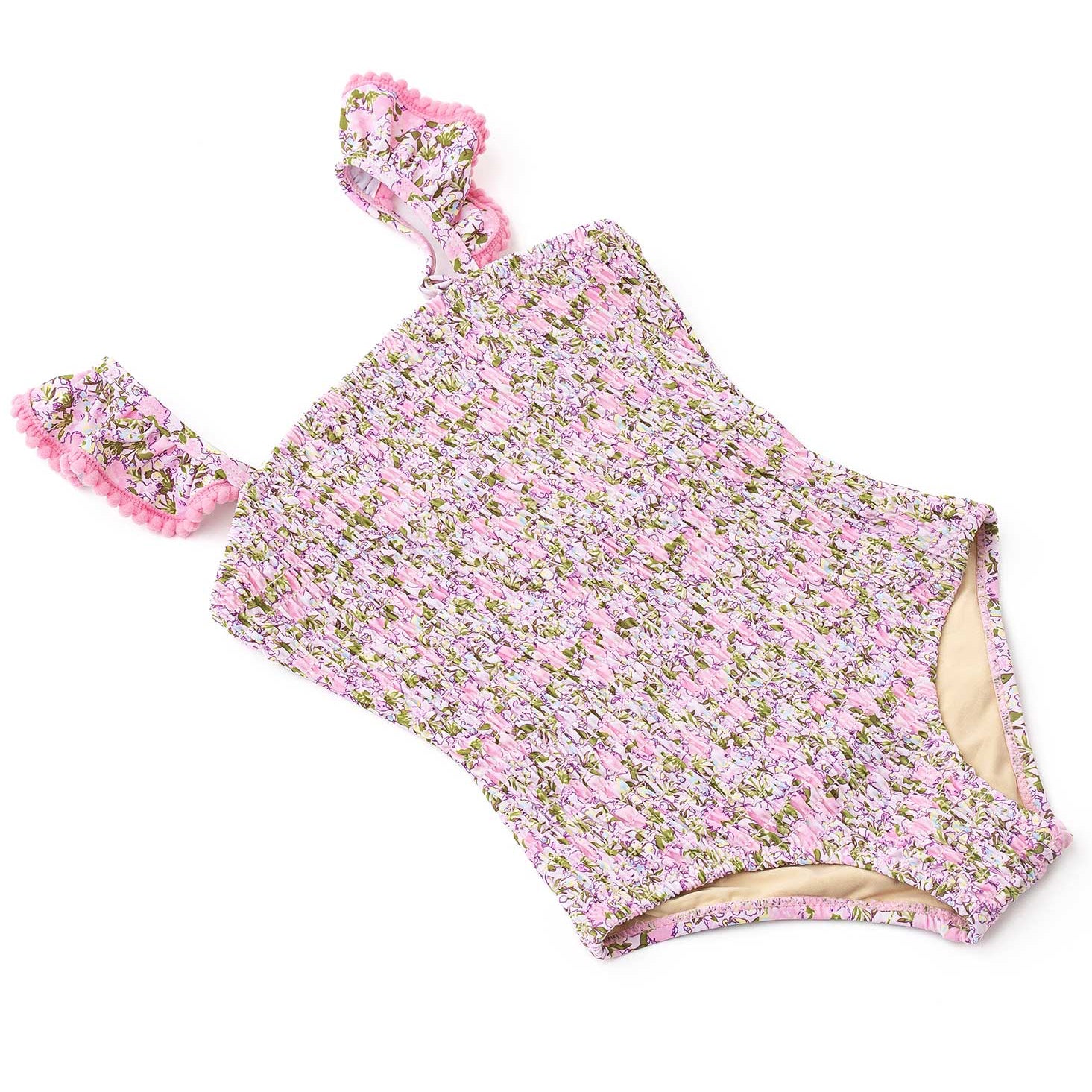 Blushing Blooms 1pc Swimsuit