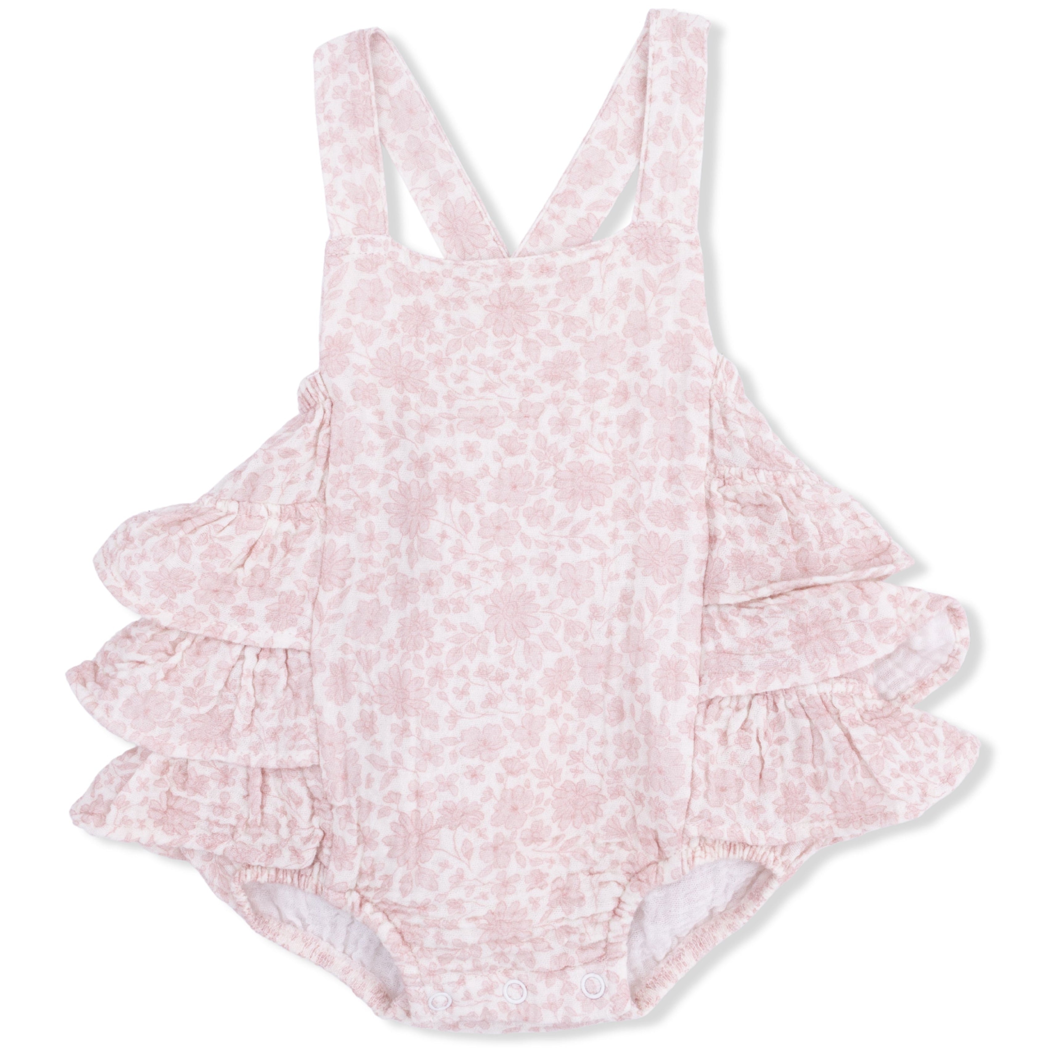 Harper Floral Ruffle Sunsuit