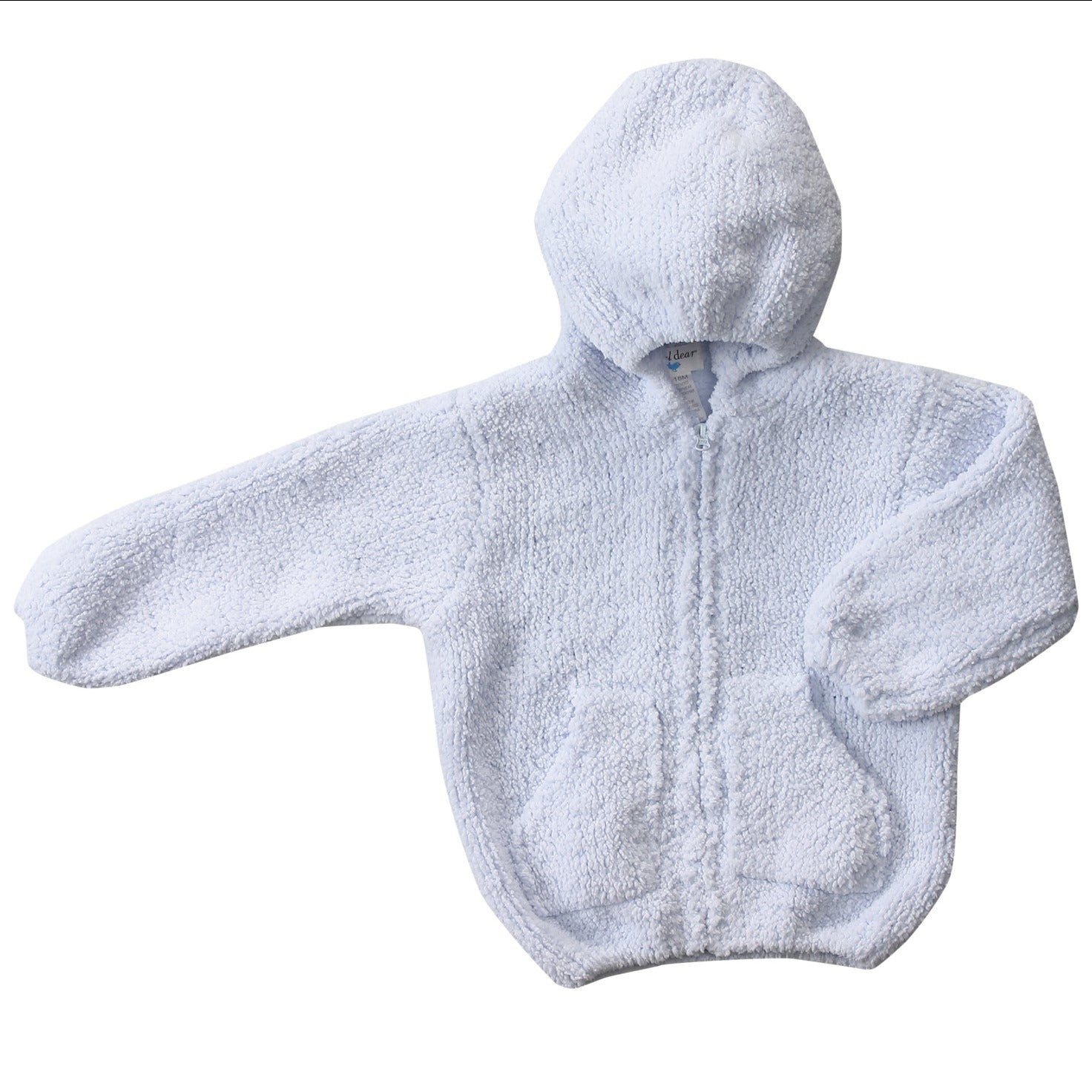 Blue Chenille Hoodie