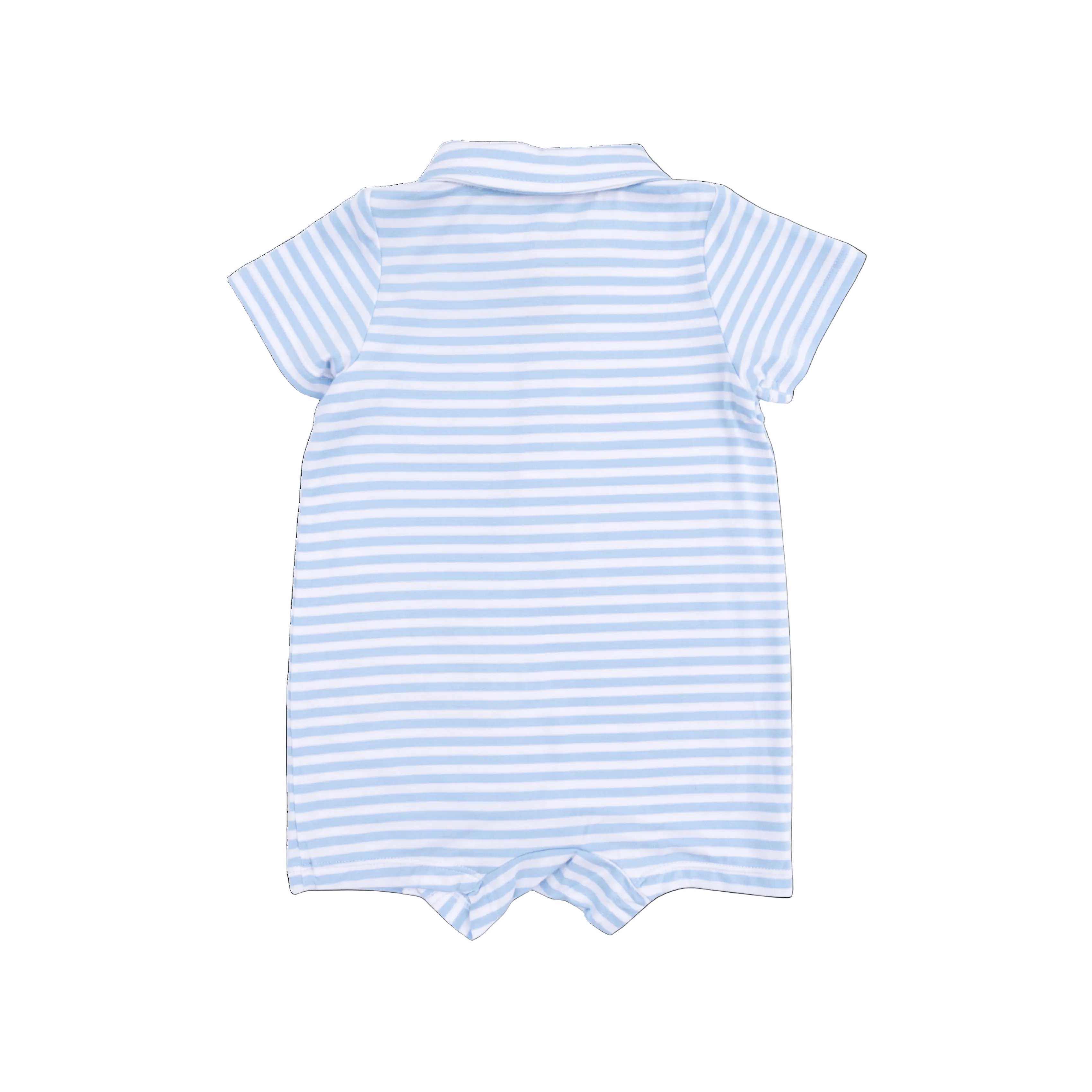 Striped Golf Polo Shortie