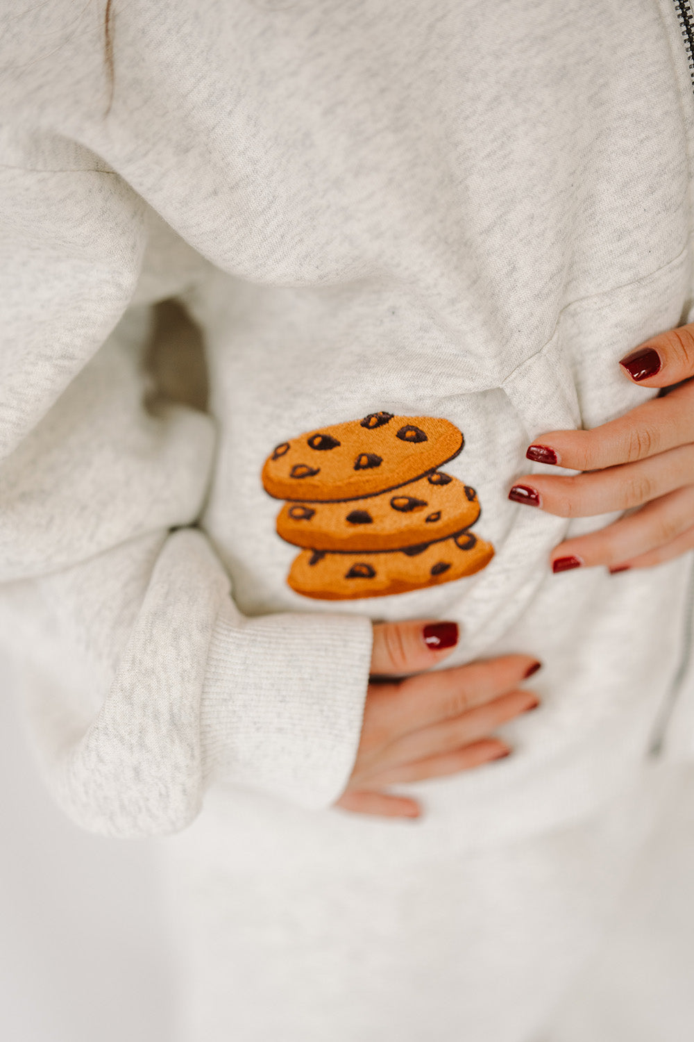 Chocolate Chip Cookies Zip Up Hoodie