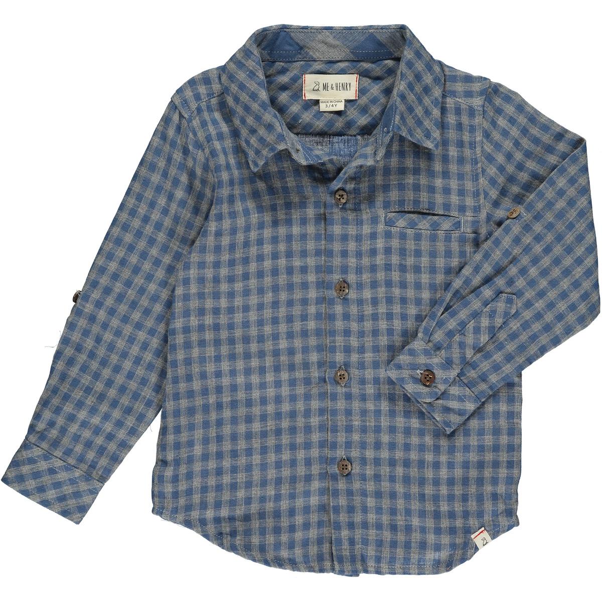 Blue Checkered Atwood Woven Shirt