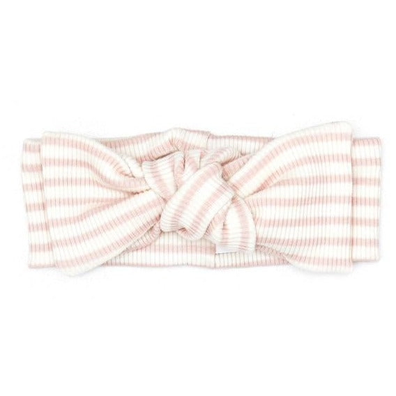 Pink Stripes Ribbed Headband - Meems