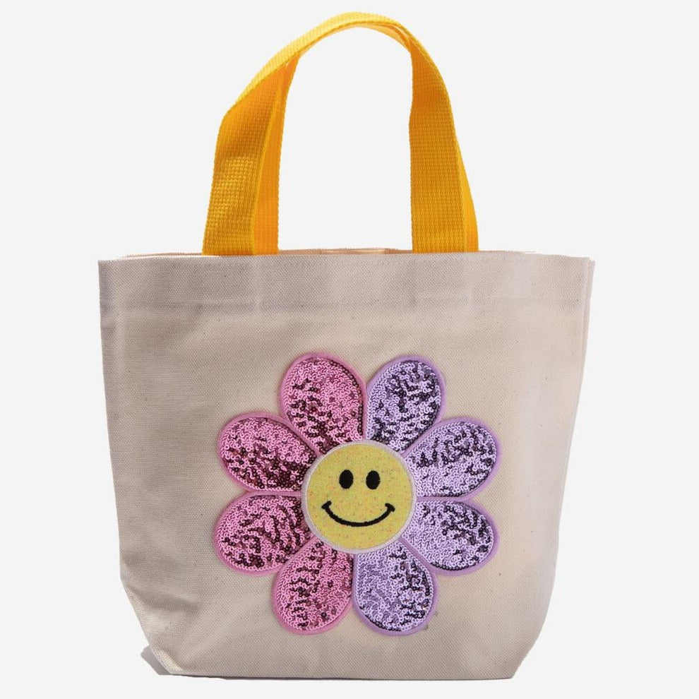 Pink Daisy Patch Tote - Meems
