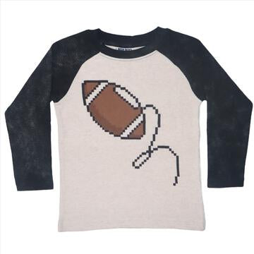 football raglan tee