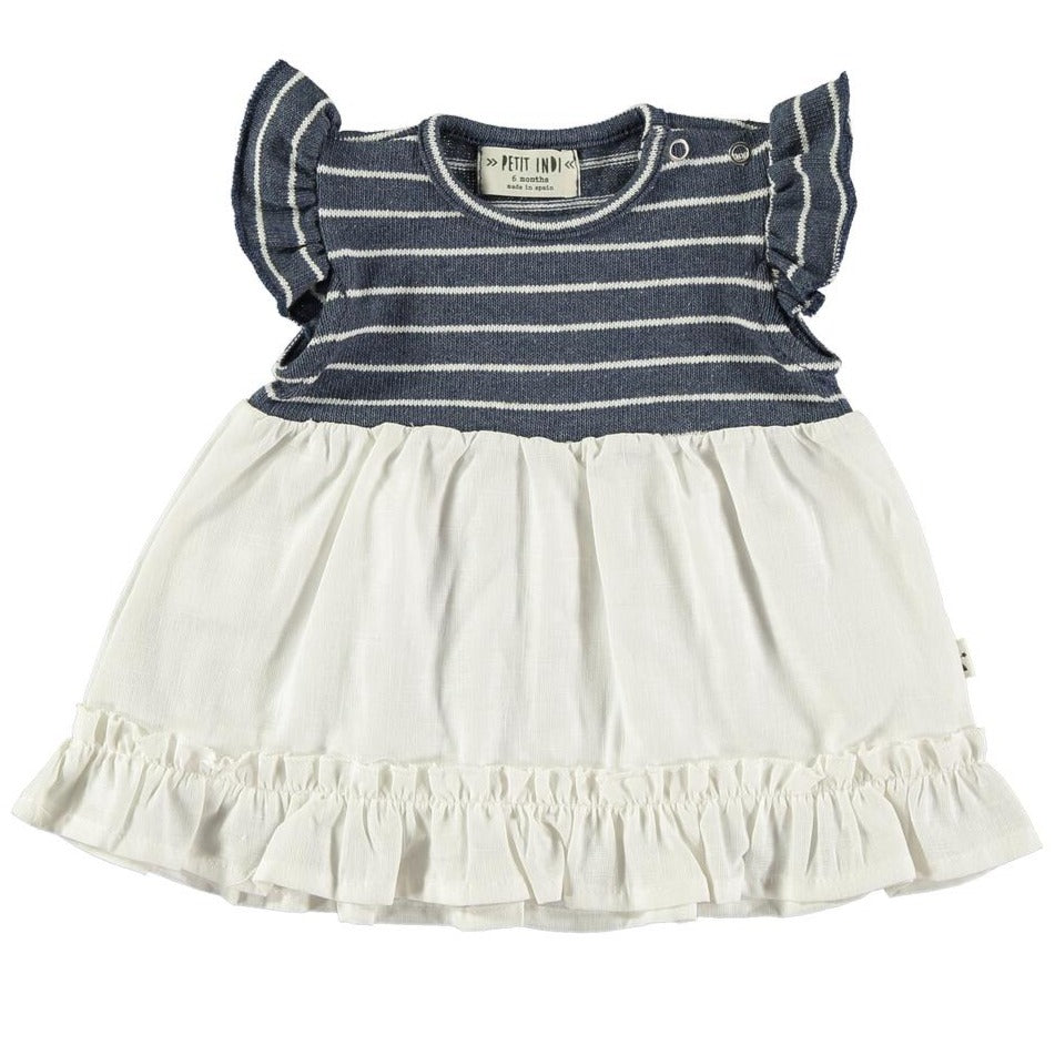 Navy Striped Dress - Meems