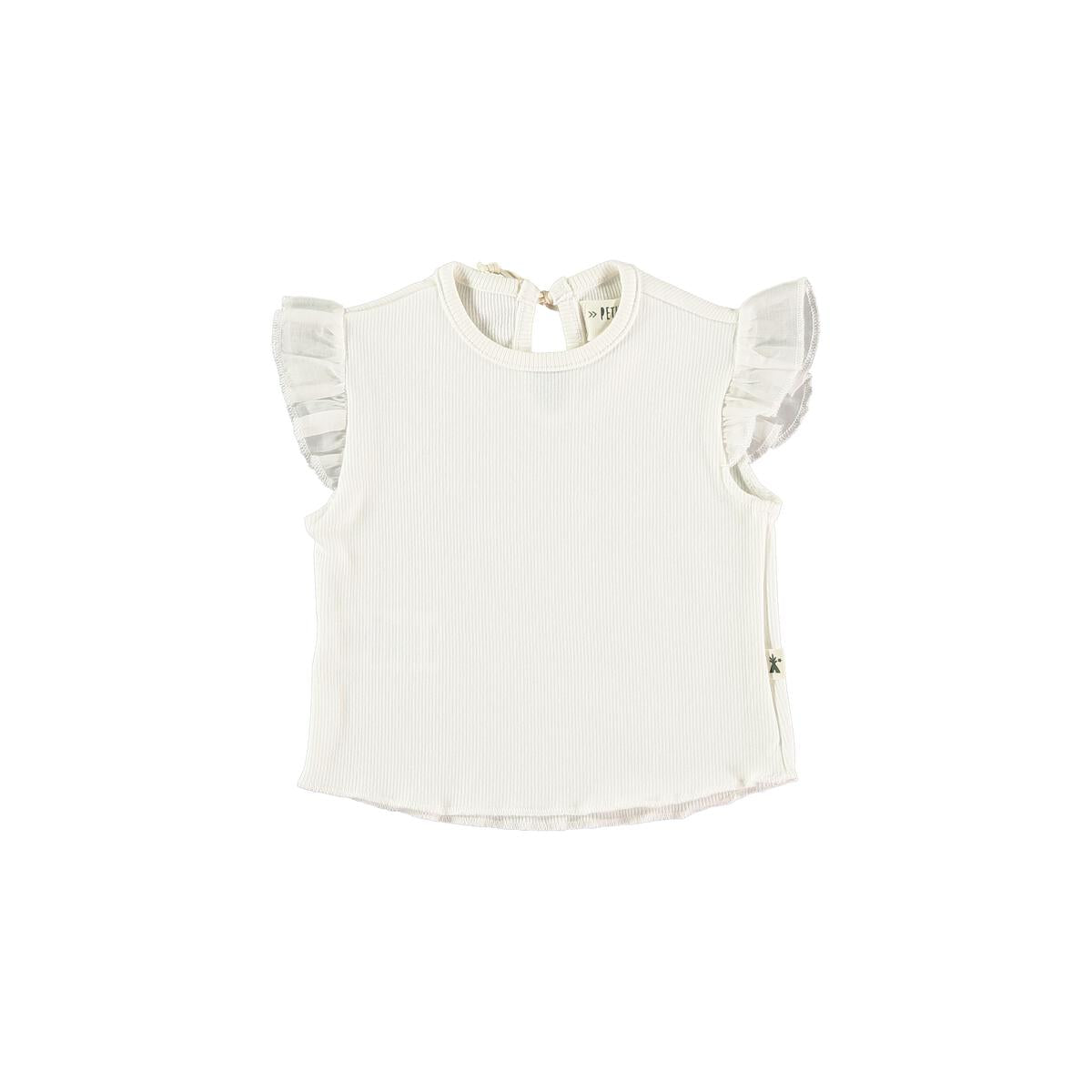White Ruffle Legging Set - Meems