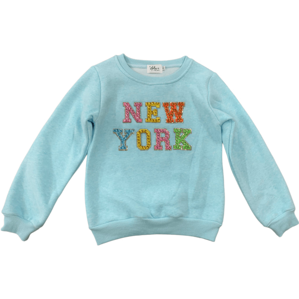 girls new york sweatshirt