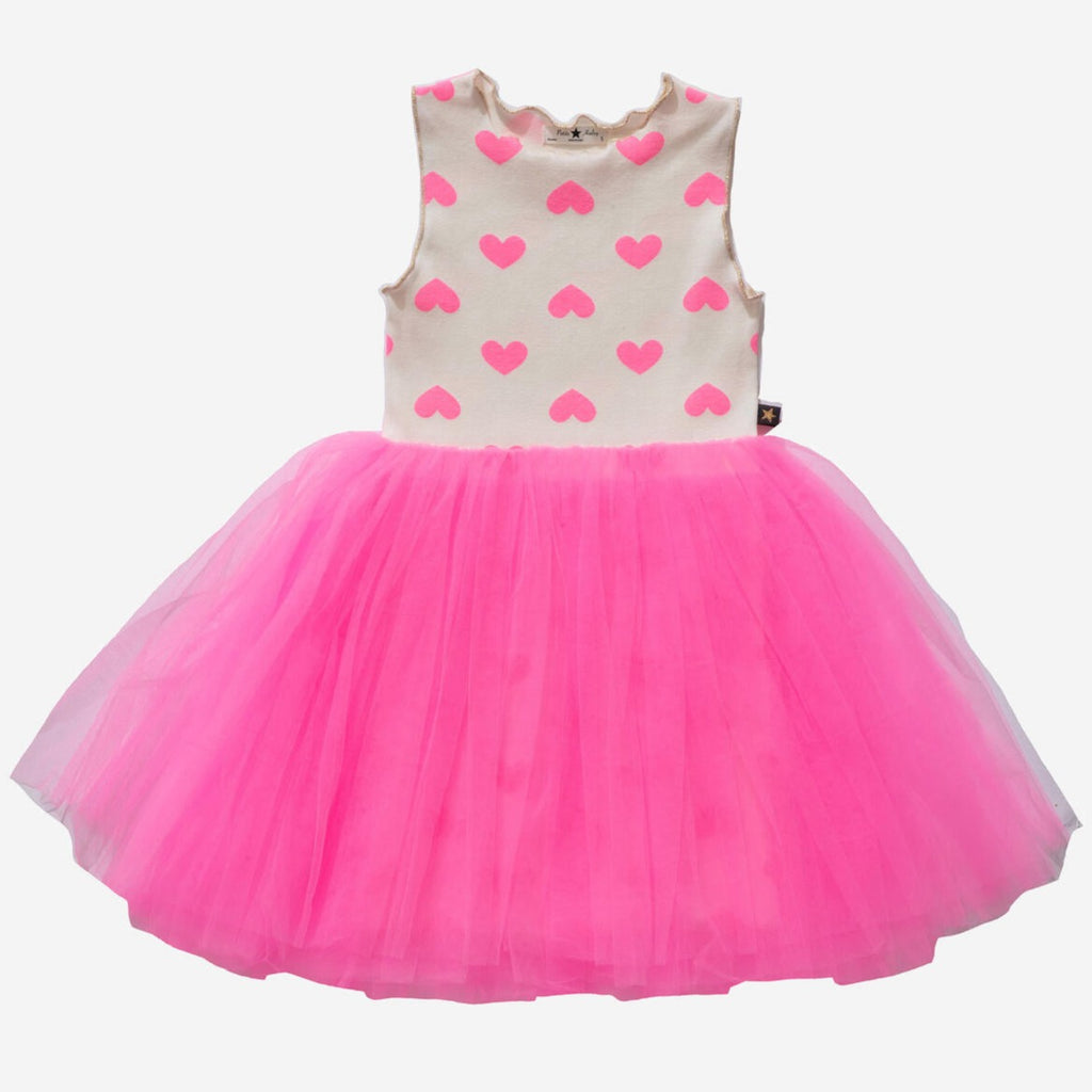 Petite Hailey_Meems Neon Pink Vintage Tutu Dress