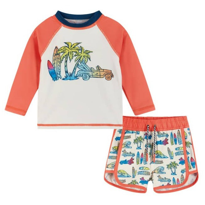 Andy & Evan_Meems Surf LS Rashguard Set