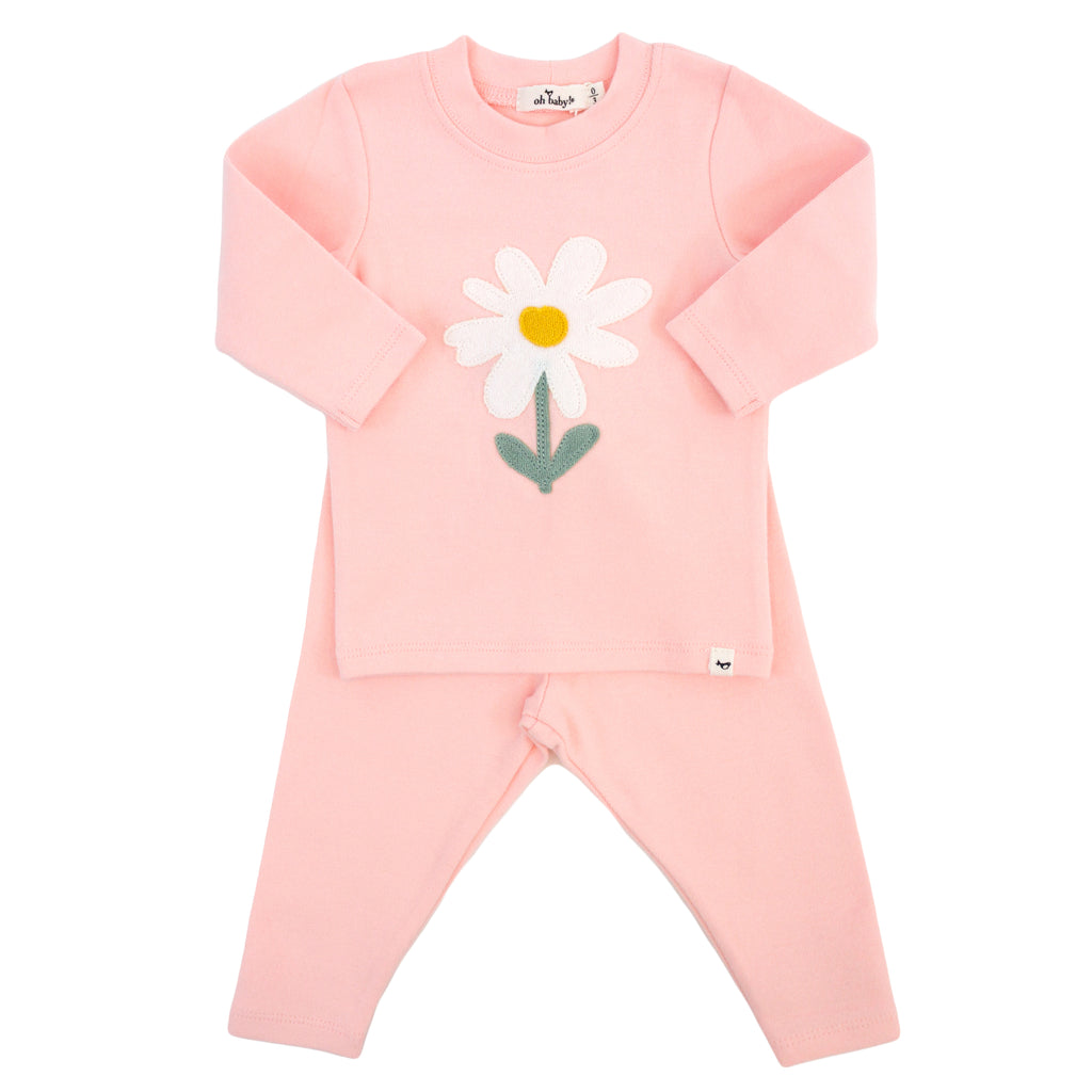 White Daisy 2pc Set - Meems