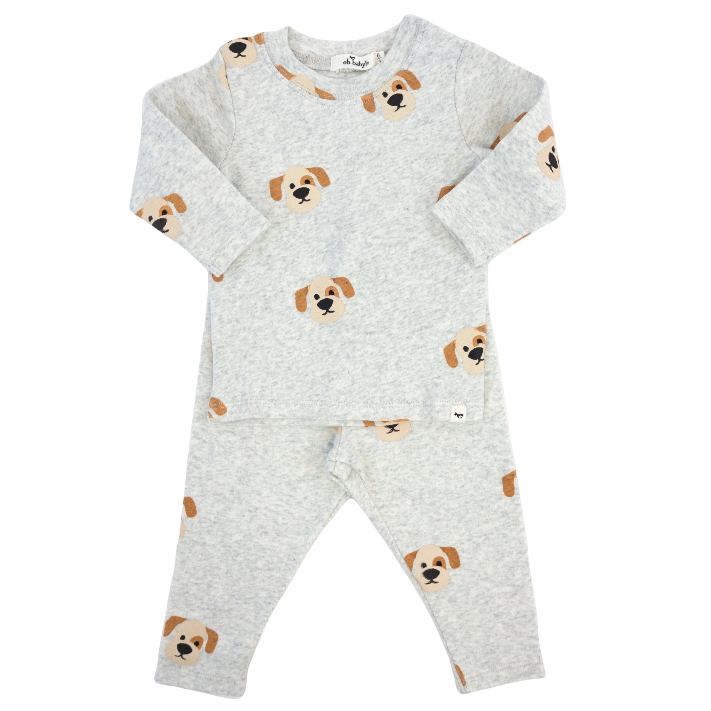Puppy Face Print 2pc Set - Meems