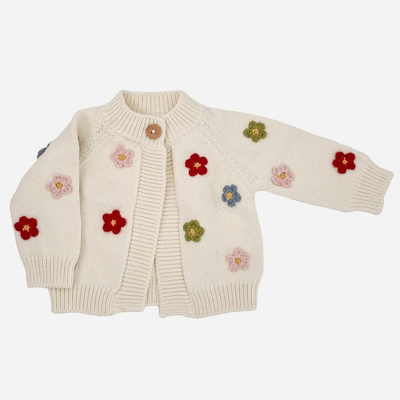 Cotton Flower Cardigan - Meems