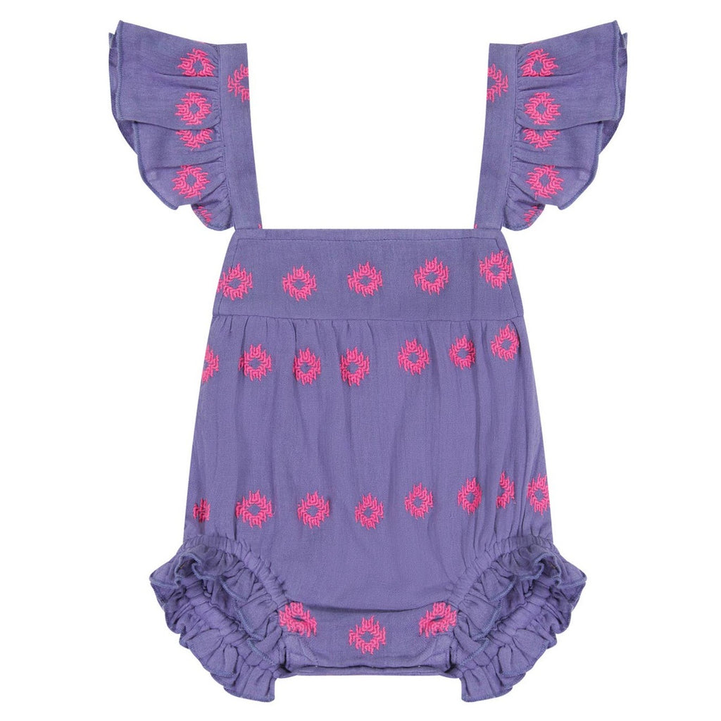 Mer St. Barth_Meems Embroidered Chloe Baby Romper