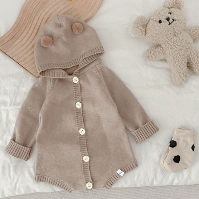 Beige Knitted Bear Suite - Meems