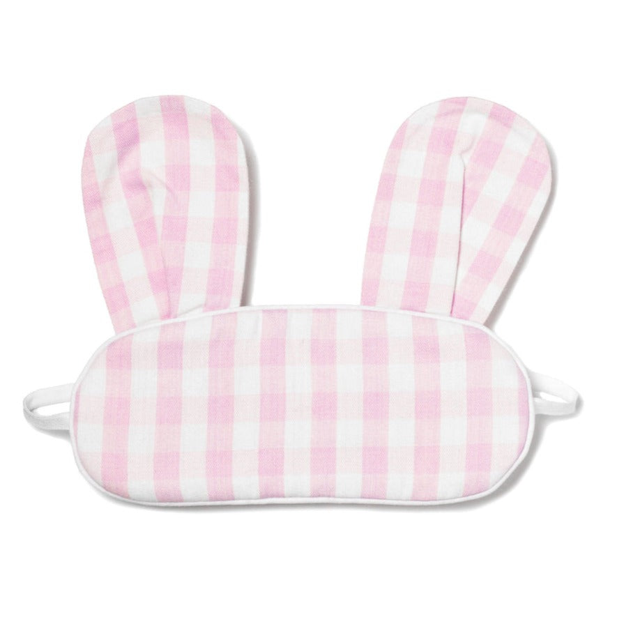 Pink Gingham Bunny Sleep Mask - Meems