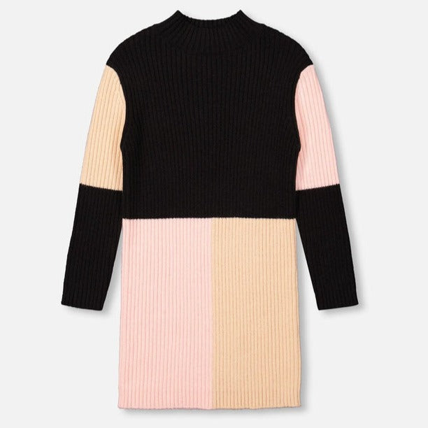 Deux Par Deux_Meems Color Block Sweater Dress