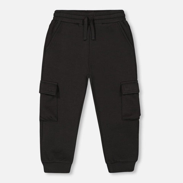 Deux Par Deux_Meems Cargo Pocket Neoprene Sweatpants