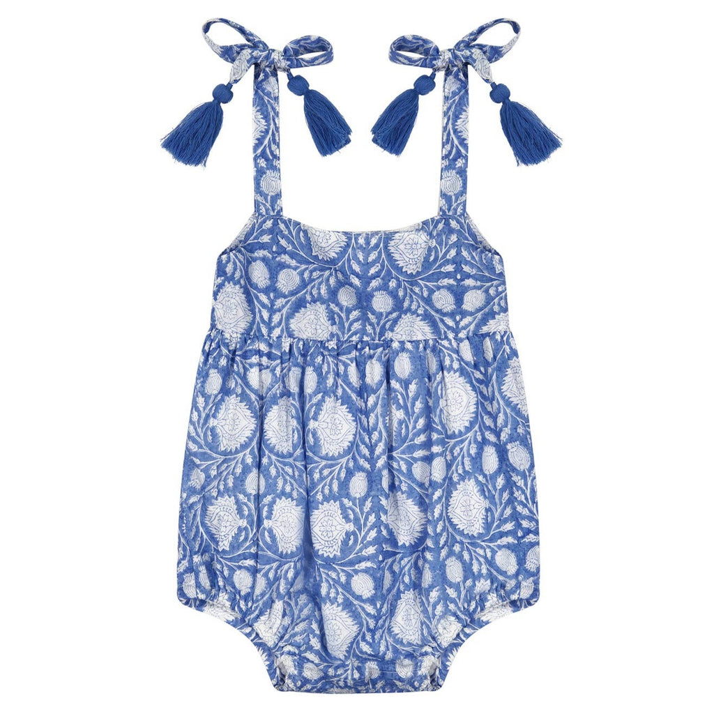 Mer St. Barth_Meems Farida Blue Zoe Baby Romper