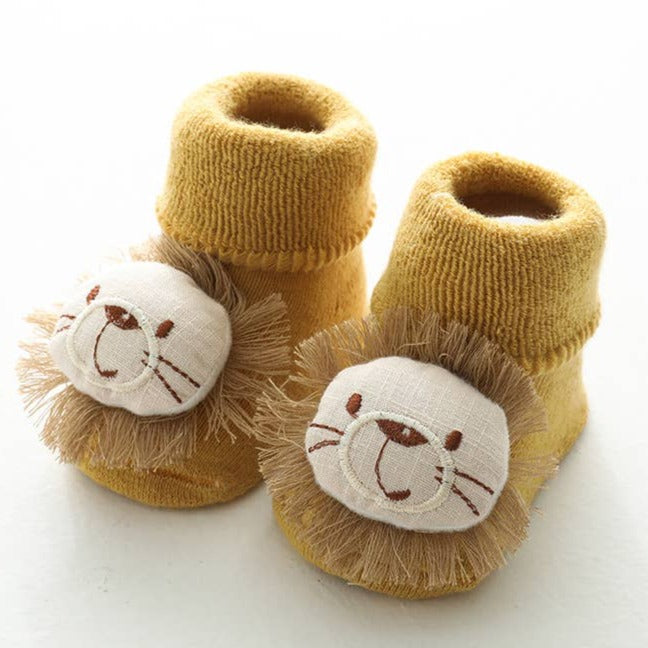 Non Slip Lion Socks - Meems