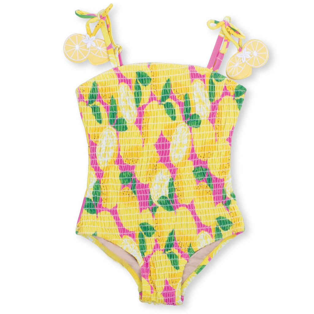 girls lemonade one piece bathing suit